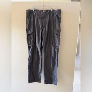 Carhartt Men's Charcoal Cargo Workwear Pants Relaxed Fit 42x34